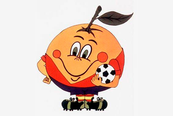 Naranjito, mascota del Mundial de fútbol 82 - 60 años de la televisión en España