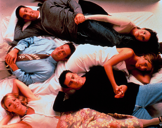 Protagonistas de la serie 'Friends' - 60 años de la televisión en España