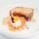 Torrija con intxaursalsa