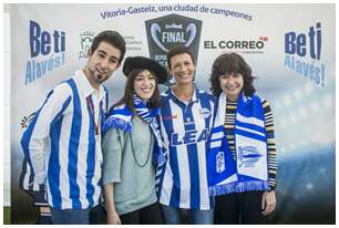 Foto 2 de la photocall, lunes 22 de mayo | Final de Copa 2017