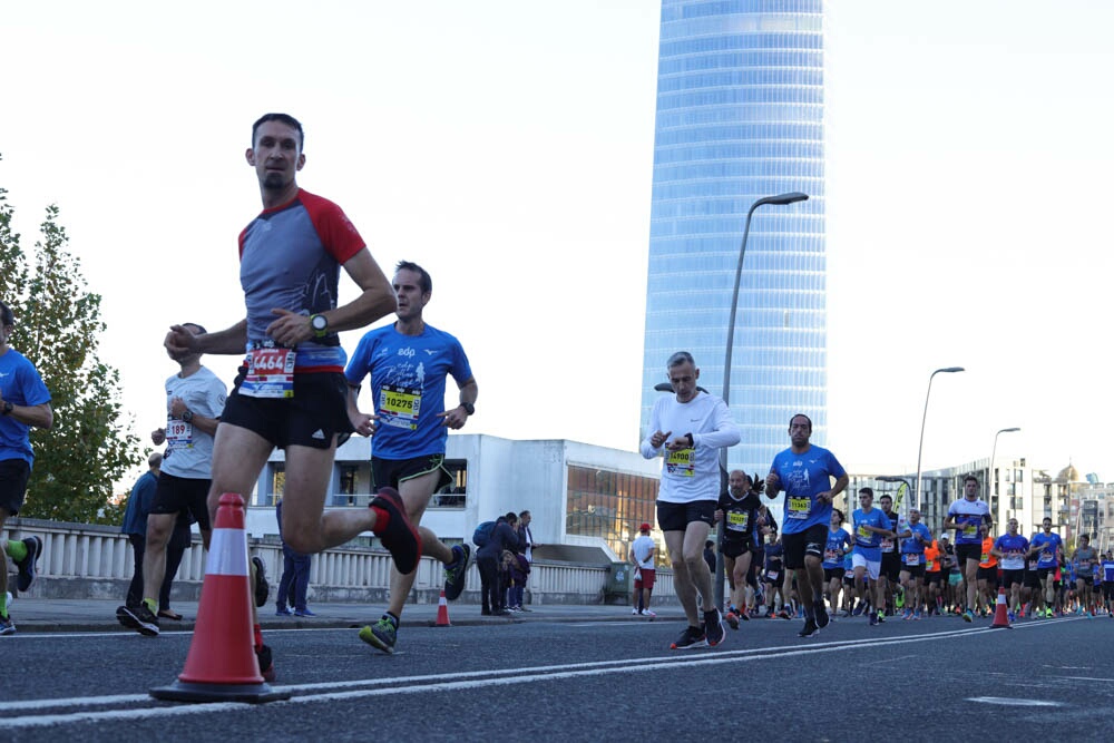 Foto 112 de la carrera en Torre Iberdrola y puente de Deusto