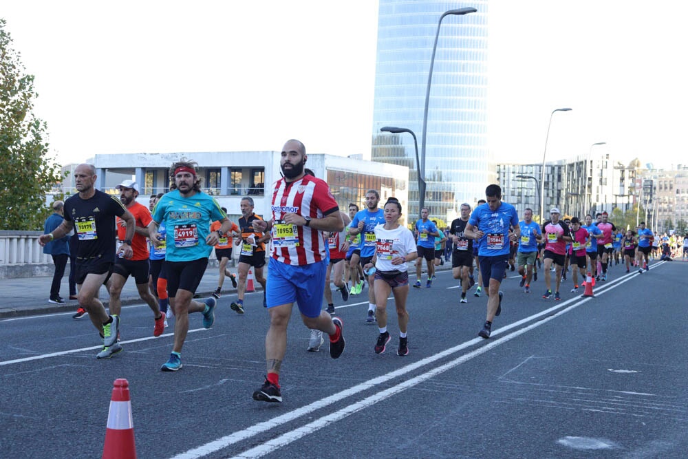 Foto 129 de la carrera en Torre Iberdrola y puente de Deusto