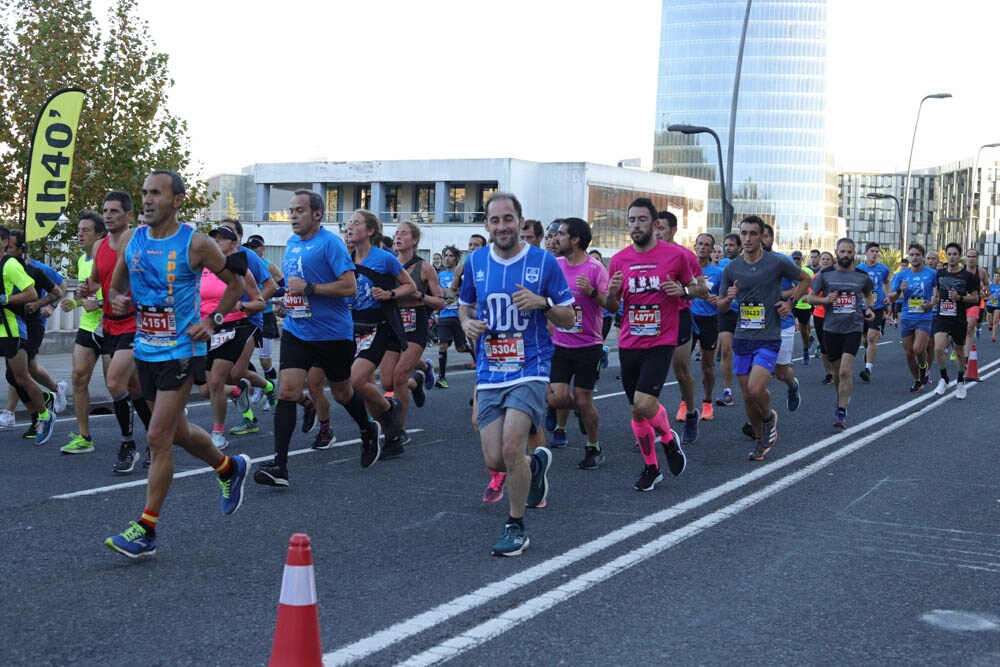 Foto 151 de la carrera en Torre Iberdrola y puente de Deusto