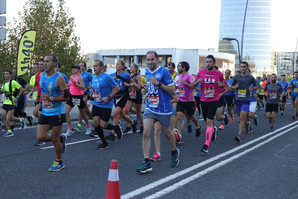 Foto 152 de la carrera en Torre Iberdrola y puente de Deusto