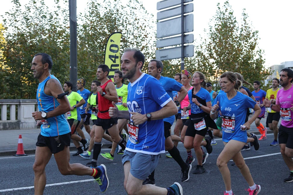 Foto 153 de la carrera en Torre Iberdrola y puente de Deusto