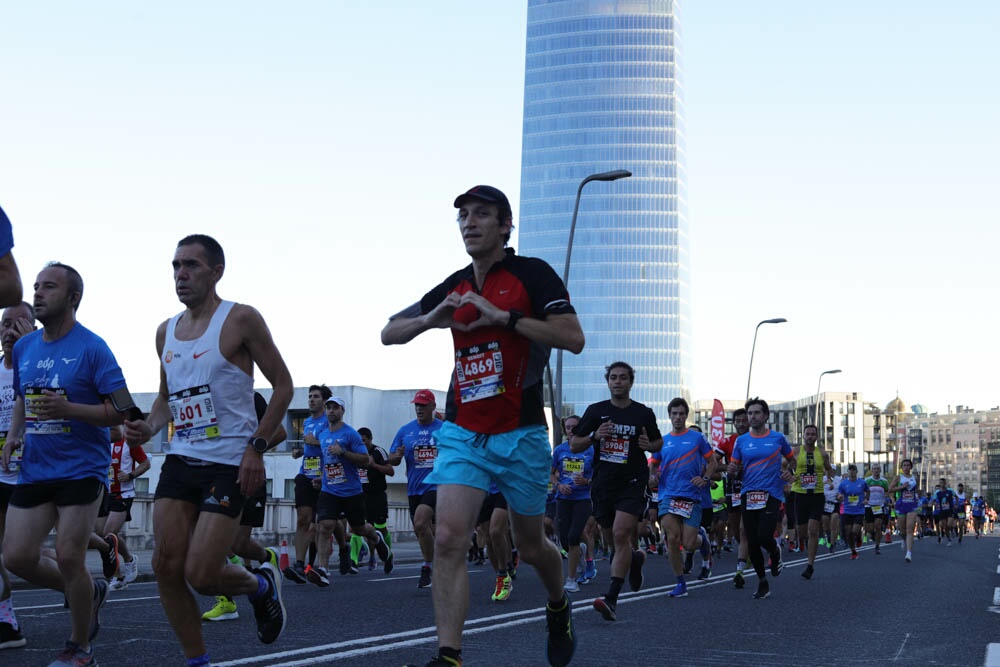 Foto 163 de la carrera en Torre Iberdrola y puente de Deusto