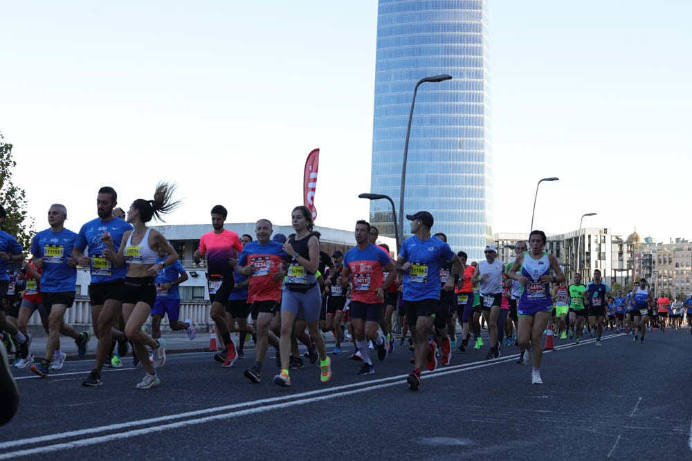 Foto 166 de la carrera en Torre Iberdrola y puente de Deusto