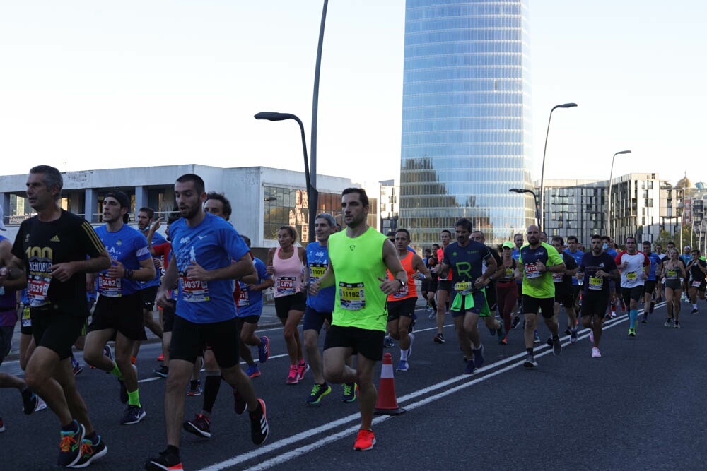 Foto 195 de la carrera en Torre Iberdrola y puente de Deusto