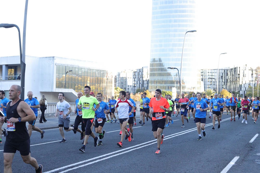 Foto 228 de la carrera en Torre Iberdrola y puente de Deusto