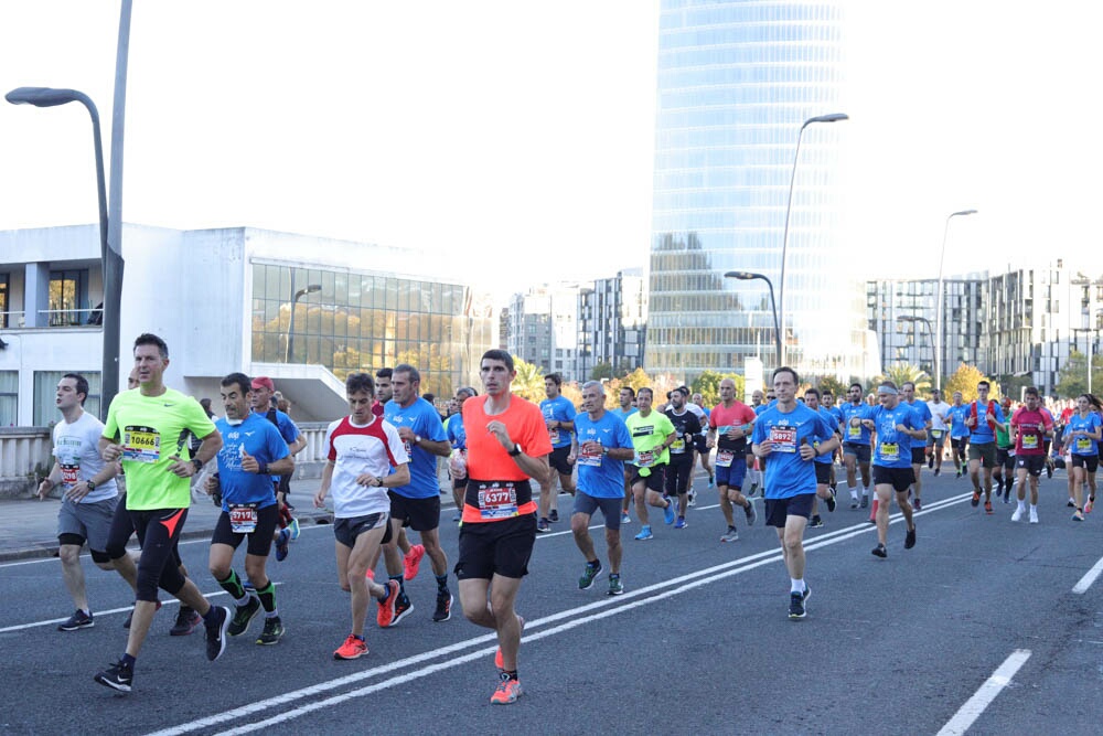 Foto 229 de la carrera en Torre Iberdrola y puente de Deusto