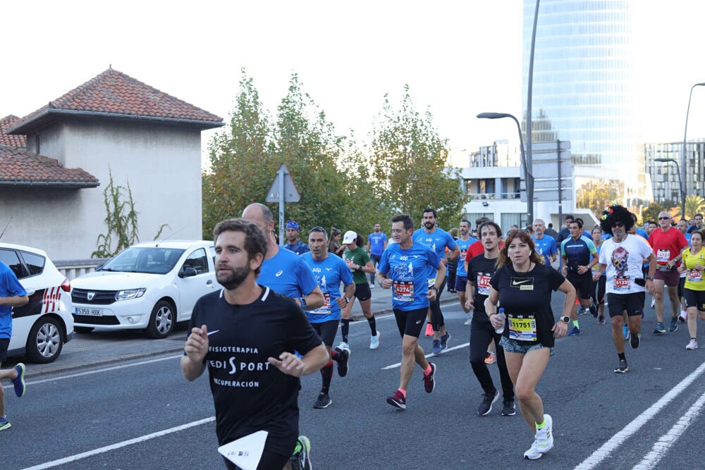 Foto 240 de la carrera en Torre Iberdrola y puente de Deusto