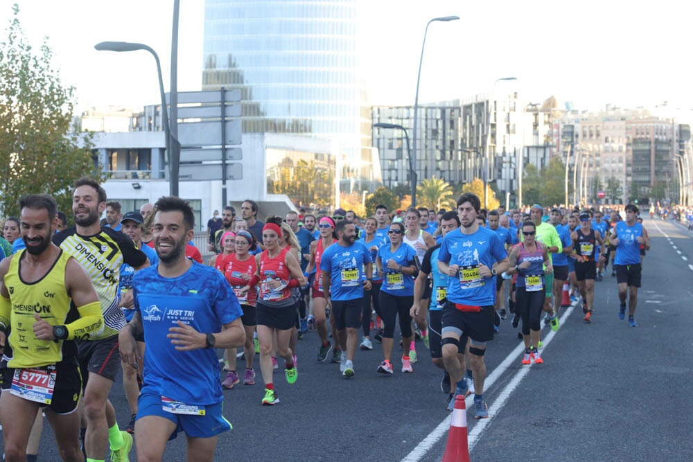 Foto 302 de la carrera en Torre Iberdrola y puente de Deusto