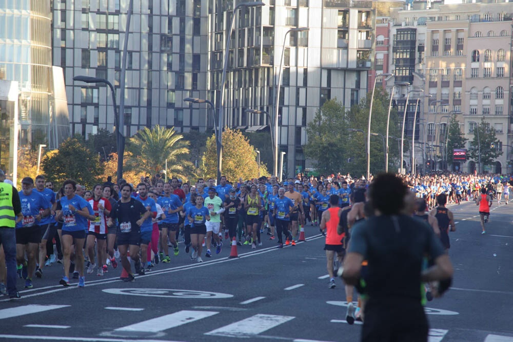 Foto 358 de la carrera en Torre Iberdrola y puente de Deusto