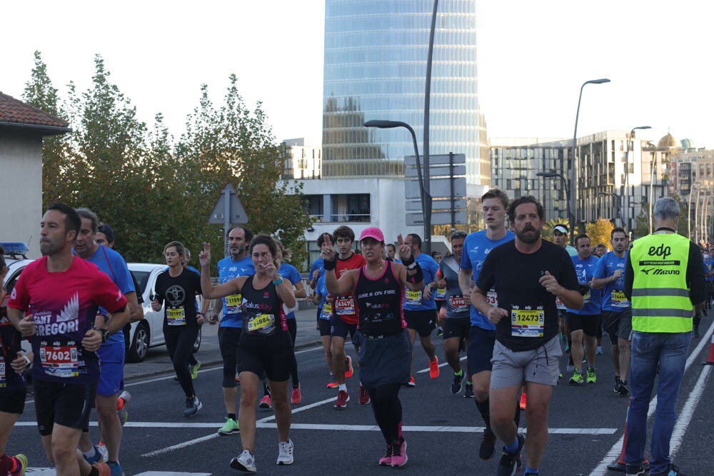 Foto 362 de la carrera en Torre Iberdrola y puente de Deusto