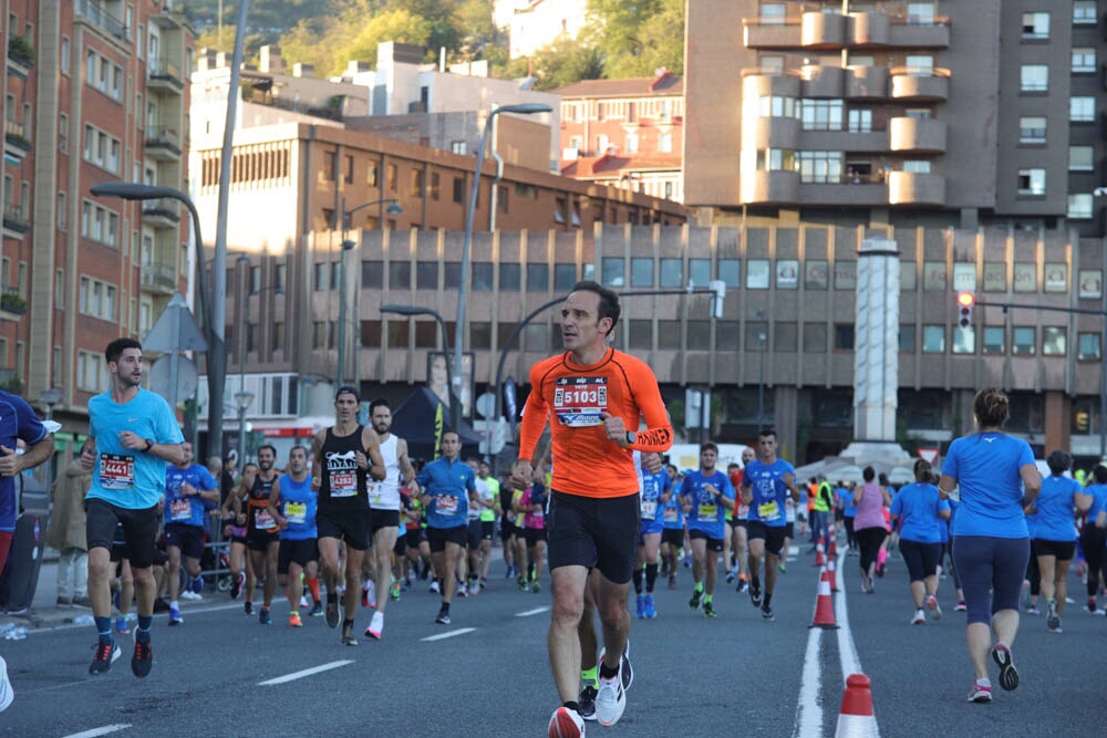 Foto 420 de la carrera en Torre Iberdrola y puente de Deusto