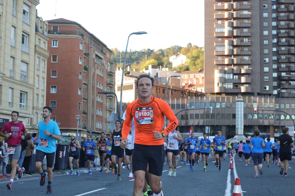 Foto 421 de la carrera en Torre Iberdrola y puente de Deusto