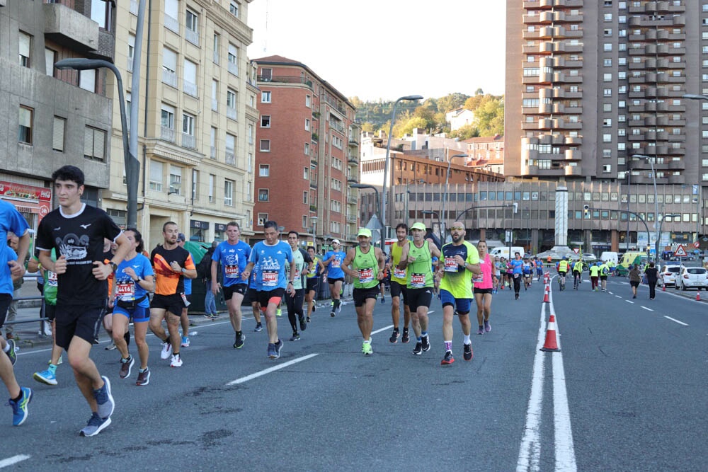 Foto 500 de la carrera en Torre Iberdrola y puente de Deusto