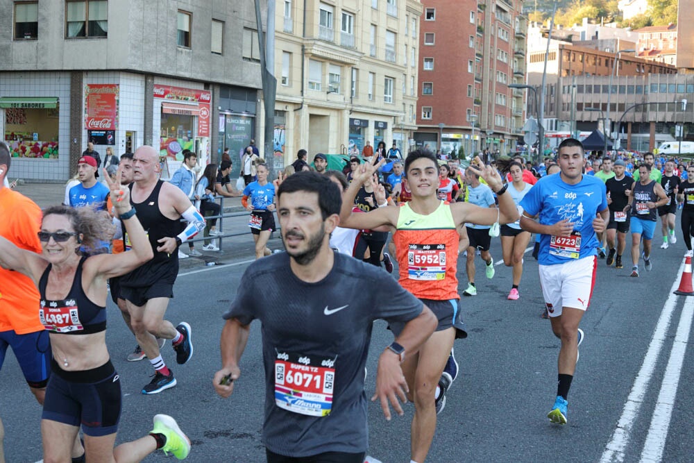 Foto 580 de la carrera en Torre Iberdrola y puente de Deusto