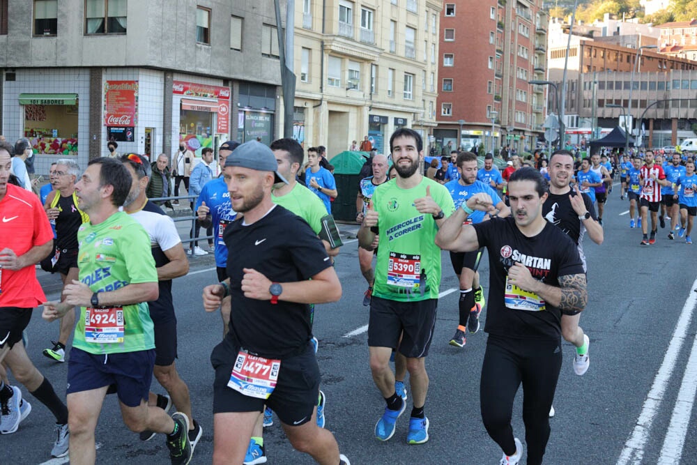 Foto 587 de la carrera en Torre Iberdrola y puente de Deusto