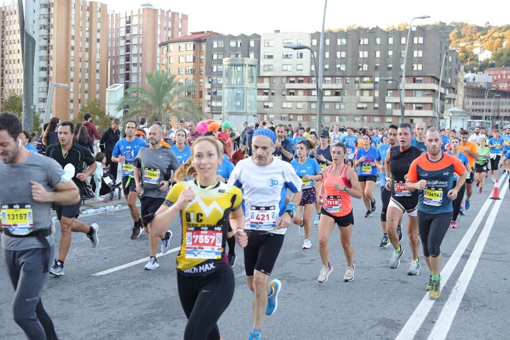 Foto 818 de la carrera en Torre Iberdrola y puente de Deusto