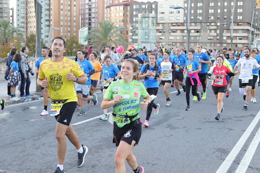 Foto 820 de la carrera en Torre Iberdrola y puente de Deusto