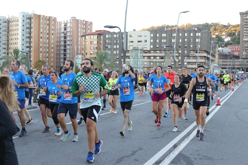 Foto 830 de la carrera en Torre Iberdrola y puente de Deusto