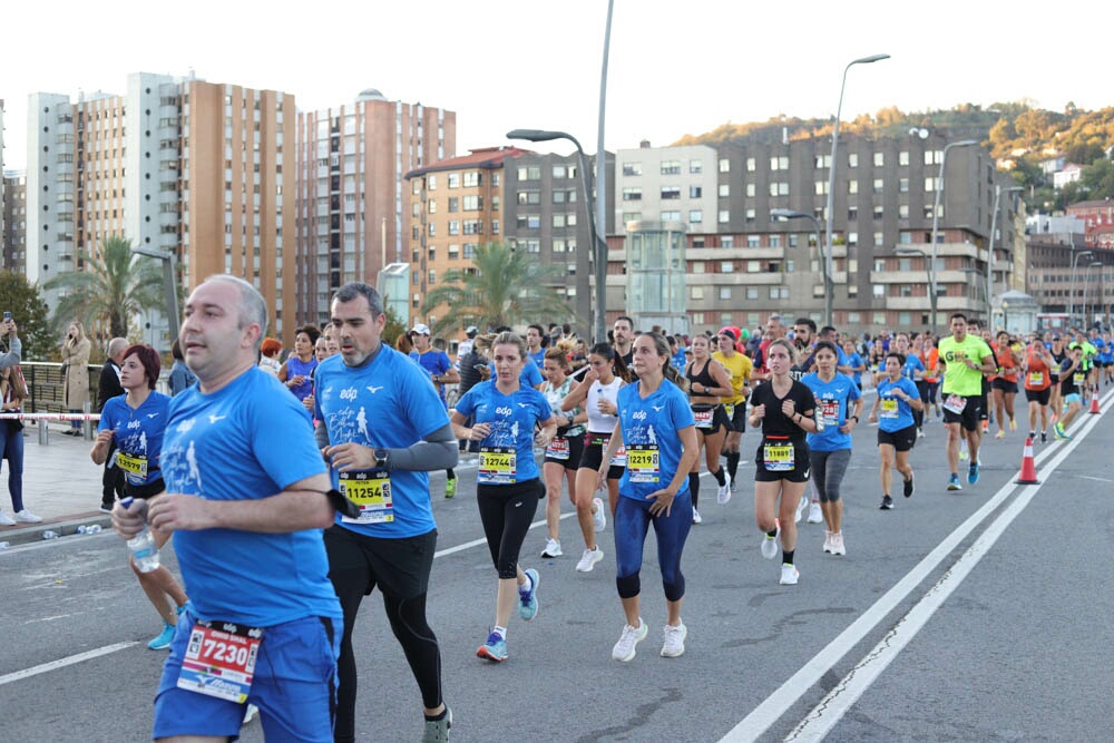 Foto 832 de la carrera en Torre Iberdrola y puente de Deusto