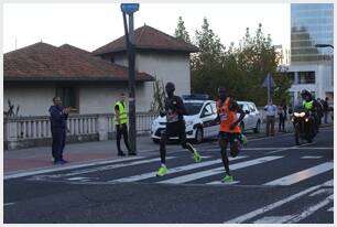 Foto 4 de la carrera en Torre Iberdrola y puente de Deusto