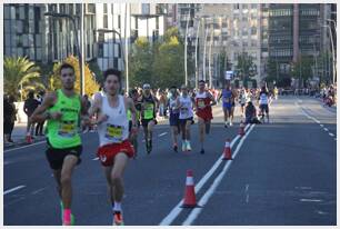 Foto 28 de la carrera en Torre Iberdrola y puente de Deusto