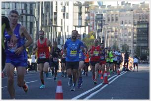 Foto 57 de la carrera en Torre Iberdrola y puente de Deusto