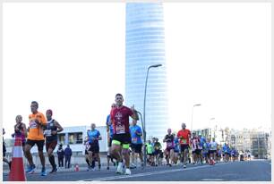 Foto 121 de la carrera en Torre Iberdrola y puente de Deusto