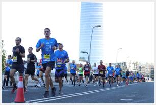 Foto 126 de la carrera en Torre Iberdrola y puente de Deusto