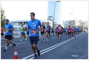 Foto 130 de la carrera en Torre Iberdrola y puente de Deusto