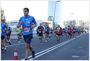 Foto 131 de la carrera en Torre Iberdrola y puente de Deusto