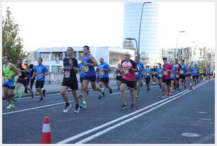 Foto 132 de la carrera en Torre Iberdrola y puente de Deusto