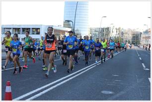 Foto 157 de la carrera en Torre Iberdrola y puente de Deusto