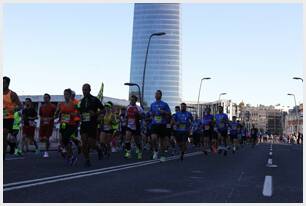 Foto 159 de la carrera en Torre Iberdrola y puente de Deusto