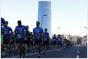 Foto 161 de la carrera en Torre Iberdrola y puente de Deusto