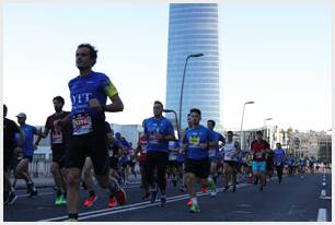 Foto 162 de la carrera en Torre Iberdrola y puente de Deusto