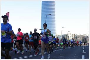 Foto 167 de la carrera en Torre Iberdrola y puente de Deusto