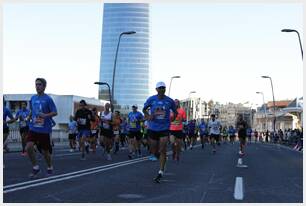 Foto 171 de la carrera en Torre Iberdrola y puente de Deusto