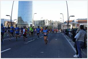 Foto 174 de la carrera en Torre Iberdrola y puente de Deusto