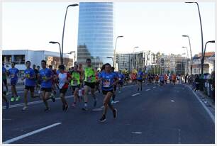 Foto 175 de la carrera en Torre Iberdrola y puente de Deusto