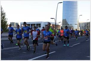 Foto 176 de la carrera en Torre Iberdrola y puente de Deusto