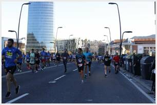 Foto 179 de la carrera en Torre Iberdrola y puente de Deusto