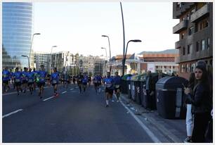 Foto 181 de la carrera en Torre Iberdrola y puente de Deusto