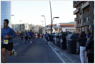 Foto 184 de la carrera en Torre Iberdrola y puente de Deusto