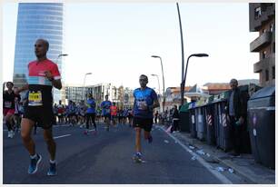 Foto 189 de la carrera en Torre Iberdrola y puente de Deusto