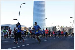 Foto 191 de la carrera en Torre Iberdrola y puente de Deusto