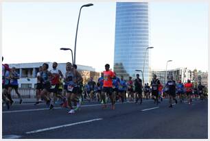 Foto 192 de la carrera en Torre Iberdrola y puente de Deusto